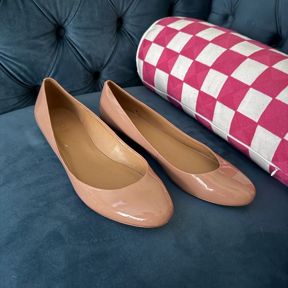 J Crew “Janey” Patent Leather Flats - Size 11